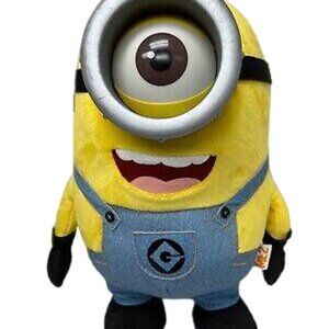 Dispicable Me 3 Stuart Talking Light Up Plush Stuffed Animal Toy Preowned 17"